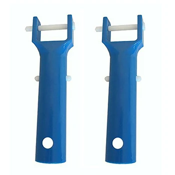 

2 pcs Blue Swimming Pool Spa Vacuum vac Head Handle Replacement V-Clip & Pin Swimming Pool Suction Head Accessories