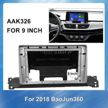

2 din 9 inch Car Audio Frame Car Radio Fascia gps navigation fascia panel for BAOJUN 360 2018 dvd frame Stereo Trim Frame