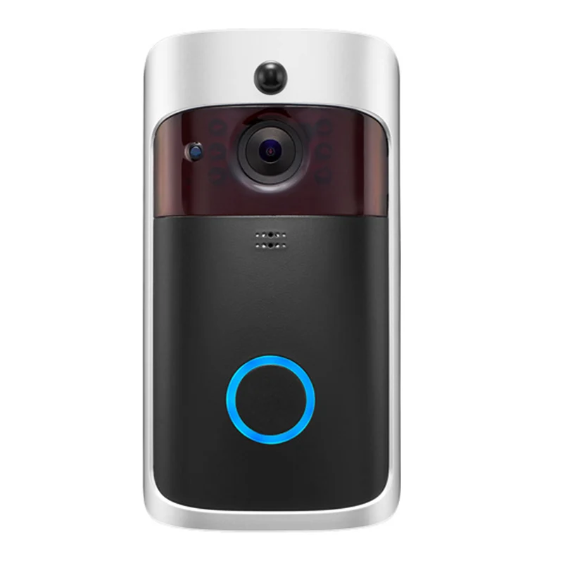 

Smart WiFi Door Bell Kit Wireless IR Video Visual Camera Intercom Home Security Device ING-SHIPPING