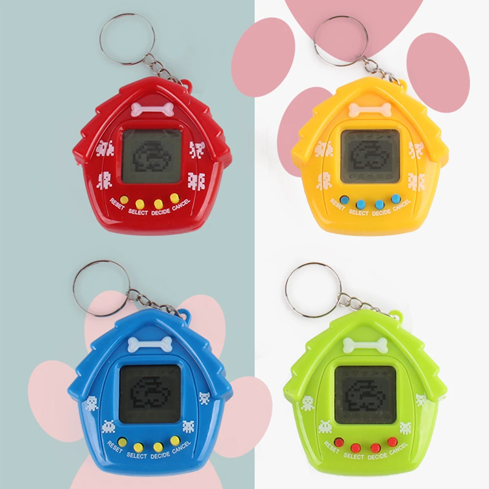 New Electronic Pet House Shape Tamagotchi Pixel Funny Play Kids Gift 90S Nostalgic 168 Pets In One Virtual Cyber Digital Pet Toy