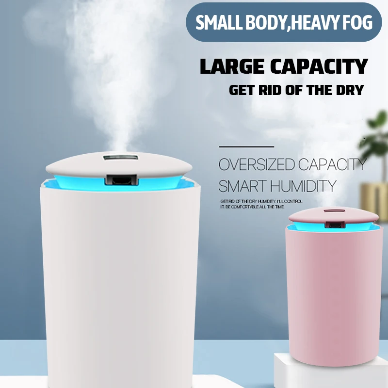 

260ML Ultrasonic Air Humidifier Essential Oil Diffuser Romantic Light Car USB Portable Air Purifier Aroma difuser mist generator