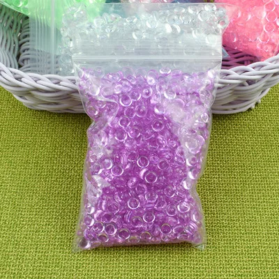 Purple Счастливые поставки слаймов обезьяны плоские бусины добавки амулеты DIY наполнитель Аксессуары декор для пушистых облаков прозрачный слизи глина - Цвет: Purple