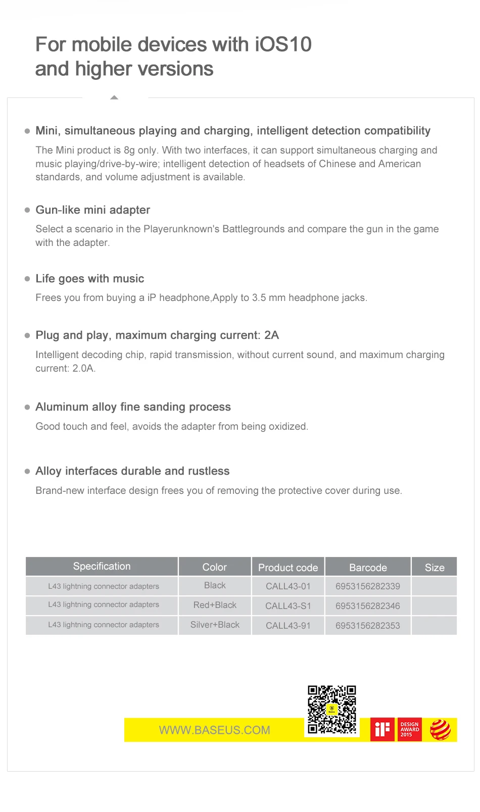 Baseus 2 в 1 для Apple Lightning до 3,5 мм адаптер для наушников аудио Зарядка конвертер для iPhone xs max xr 8 7 6s plus 11 5
