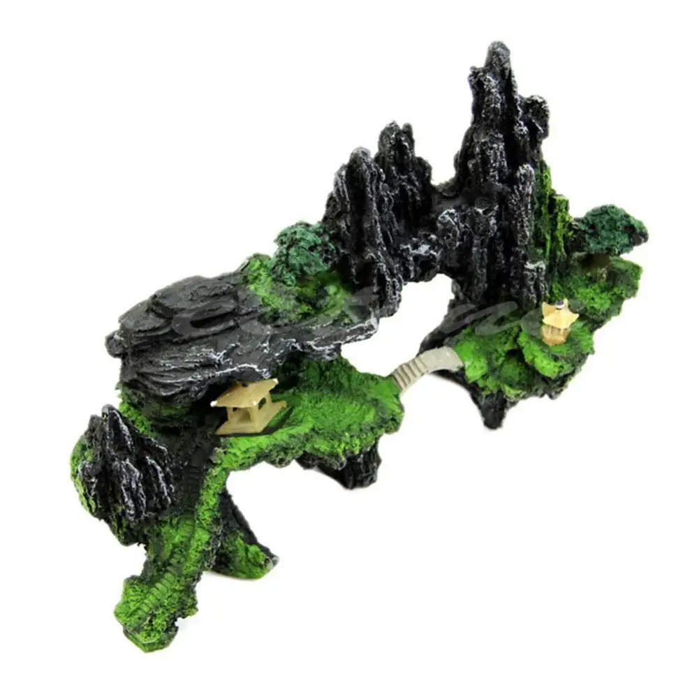 Rockery каменный аквариум с рыбками Ландшафтный Аквариум Украшение Rockery горный потайная пещера товары для домашних животных