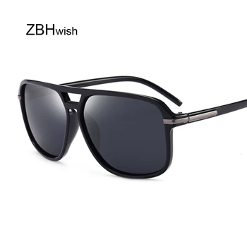 

2019 Retro Sunglasses Men Women Polarized Vintage Square Mirror Black Sun Glasses For Male Female Anti-Glare Driver's Oculos