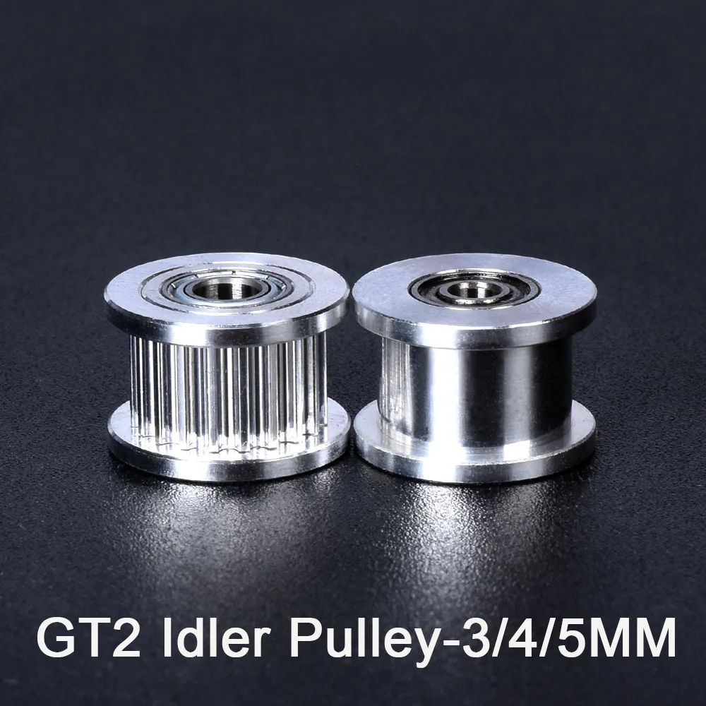 High Quality GT2 Idler Timing Pulley 20 Tooth Wheel Bore 3/4/5mm Gear with Teeth Width 6mm 3D Printer Parts Prusa i3 MK3 Belt | Компьютеры