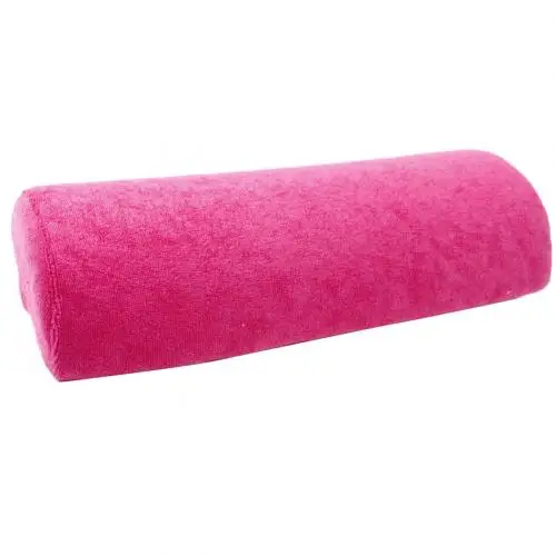 Rose Red Горячая мягкая подушка для отдыха половинная колонна дизайн ногтей маникюрный салон ручная Подушка держатель дизайн ногтей и инструменты - Цвет: Rose Red