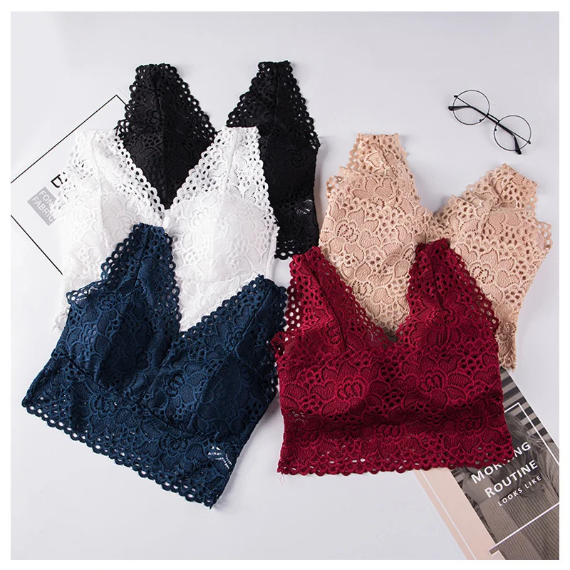 3D Sexy Lingerie Seamless Sport Bra Top Bra Push Up Bralette Brassiere Women Underwear sunflower V-neck lace women lingerie bra