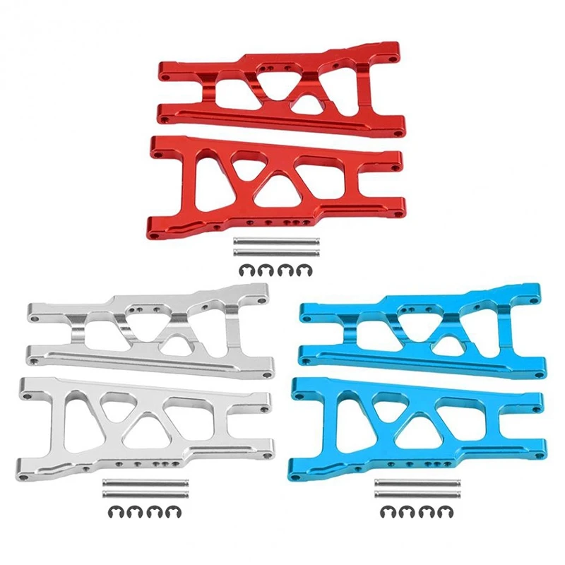 For 1/10 Traxxas Slash 4X4 Aluminum Front/Rear Suspension Left&Right A-Arms Stampede Upgrade Parts Of 3655X XO-1 W/TSM