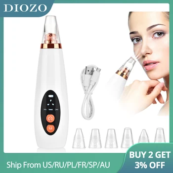 

Face Deep Nose Cleaner Blackhead Remover T Zone Pore Acne Pimple Removal Vacuum Suction Facial Diamond Beauty Clean Skin Tool