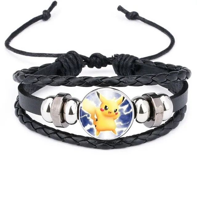 Pulseras Pokemon Pikachu Time para niños, accesorios de dibujos animados, pulsera de moda para mujer y hombre, de Navidad| | - AliExpress