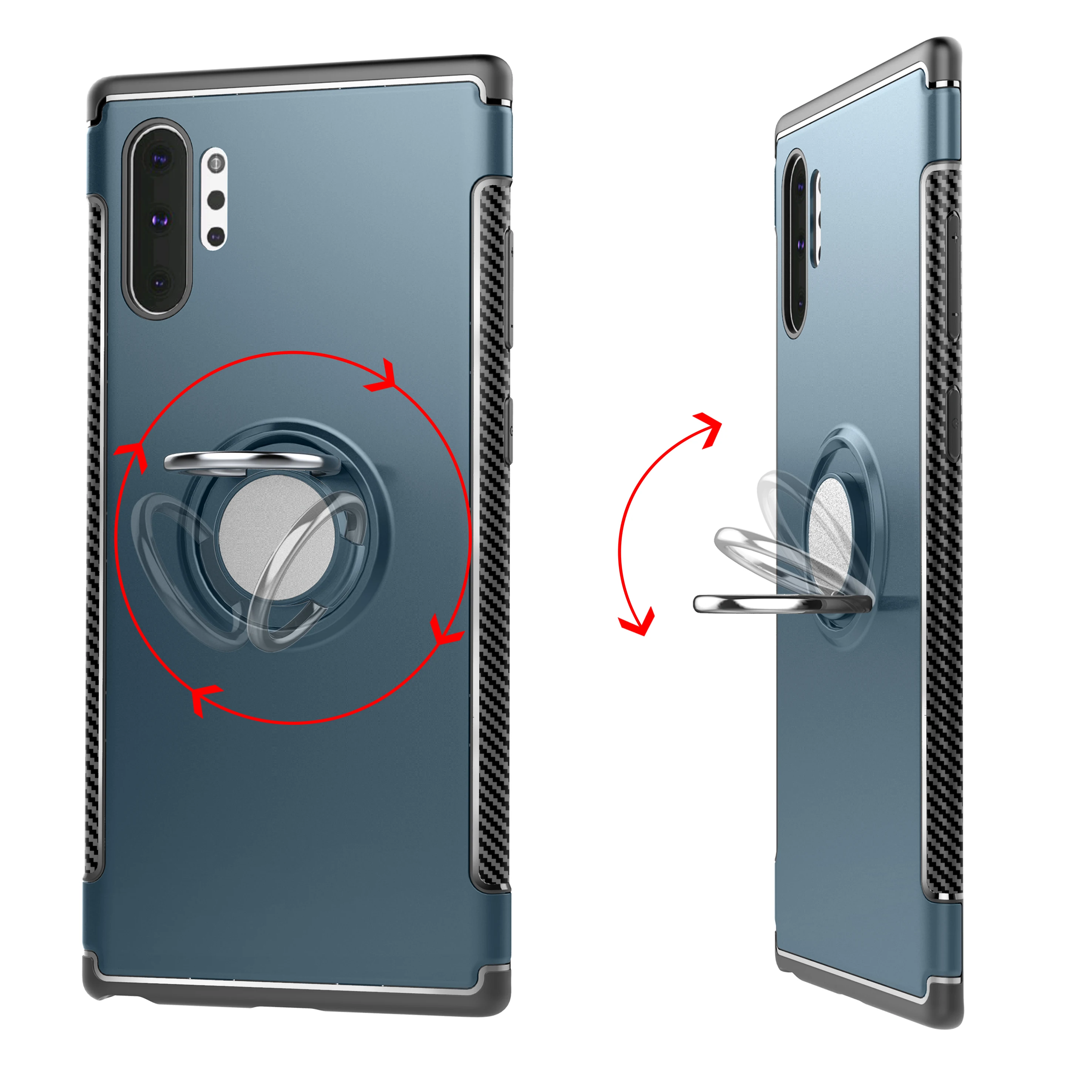 

For Samsung Galaxy Note 10 Note 10+ soft ring case PC+TPU phone cover Protective Shockproof Anti-knock