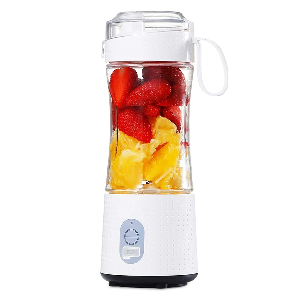 Portable Blender for Shakes and Smoothies Personal Small Drink Electric Blender Cup USB Rechargeable 380ml(13oz) and 6 Blades Shake Mixer Tarvel