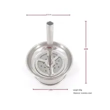 Hookah Accessories Nargile Big Smoke Stainless Steel Material No Odor Used For Shisha Bowl Narguile Hookah Charcoal Shelf