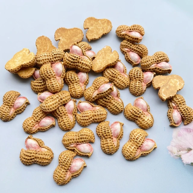 10/20 db Aranyos Mini Mesterséges Földimogyoró Lapos Hátsó Gyanta Kabochonok Scrapbooking Diy Ékszerek Kézműves Dekoráció Hozzáférés F67 - Image 6