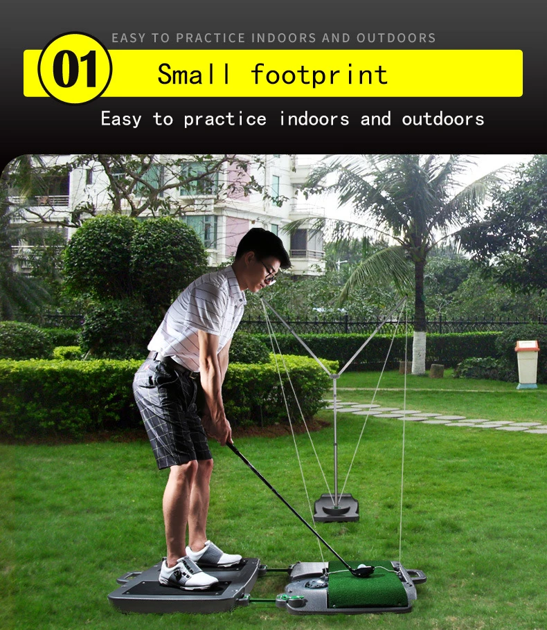 Patented PGM Coach Recommendation Golf Club Unisex Swing Training Adjustable Distance: 4m~16m Automatic ball Return