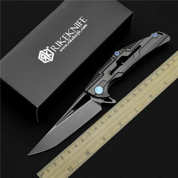 Buy RIKEKNIFE Mechanical Folding Knife S35VN Powder Steel High Hardness Titanium Alloy