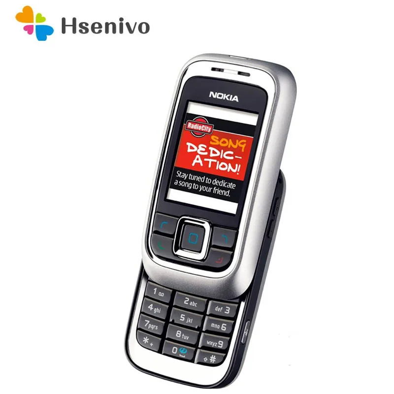 Nokia 6111 Восстановленный Оригинальный разблокированный 2G GSM 900/1800/1900 слайд-чехол