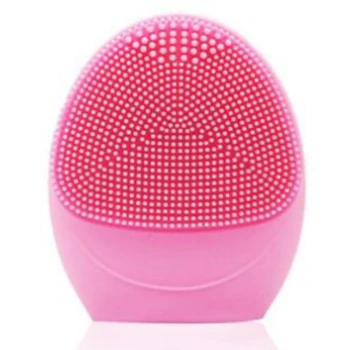 

Hot Electric Battrey Facial Cleansing Brush Silicon Vibration Mini Cleaner Deep Pore Cleaning Skin Massage Face Brush