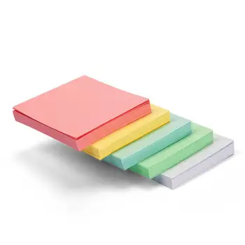 

400 Sheets Multicolor Square Non-stick Note Paper