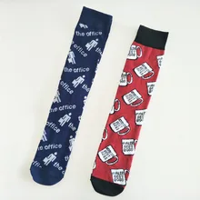 Новые высококачественные носки в стиле Харадзюку в европейском и американском стиле, мужские спортивные носки с буквенным принтом