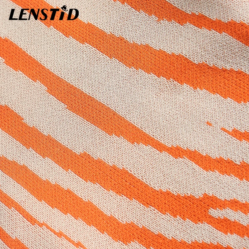 LENSTID осенний свитер в стиле пэчворк, пуловер в стиле хип-хоп, мужской вязаный свитер в стиле ретро, винтажный,, уличная, полосатый свитер