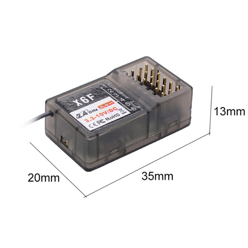 DUMBORC X6F2.4G 6CH радио Управление Системы приемник для RC X6 передатчик пульт ДУ для дистанционно управляемой машины лодки модель передатчик