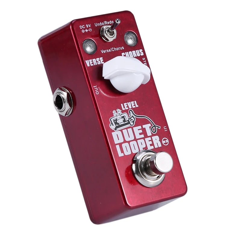 Xvive D3 гитарная педаль Looper Dual Stereo Looper Гитарные эффекты Педали полностью металлический корпус для гитары Запчасти и аксессуары