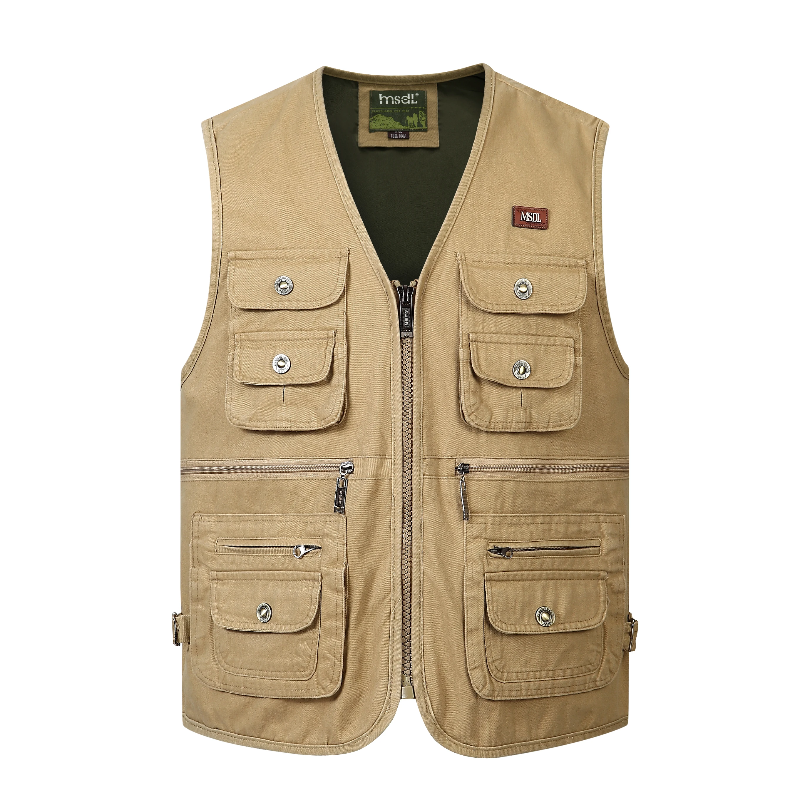 Plus Size S-4XL Tactical Masculine Waistcoat Male Multi Pocket Unloading Sleeveless Vest Photographer Reporter Summer Jacket