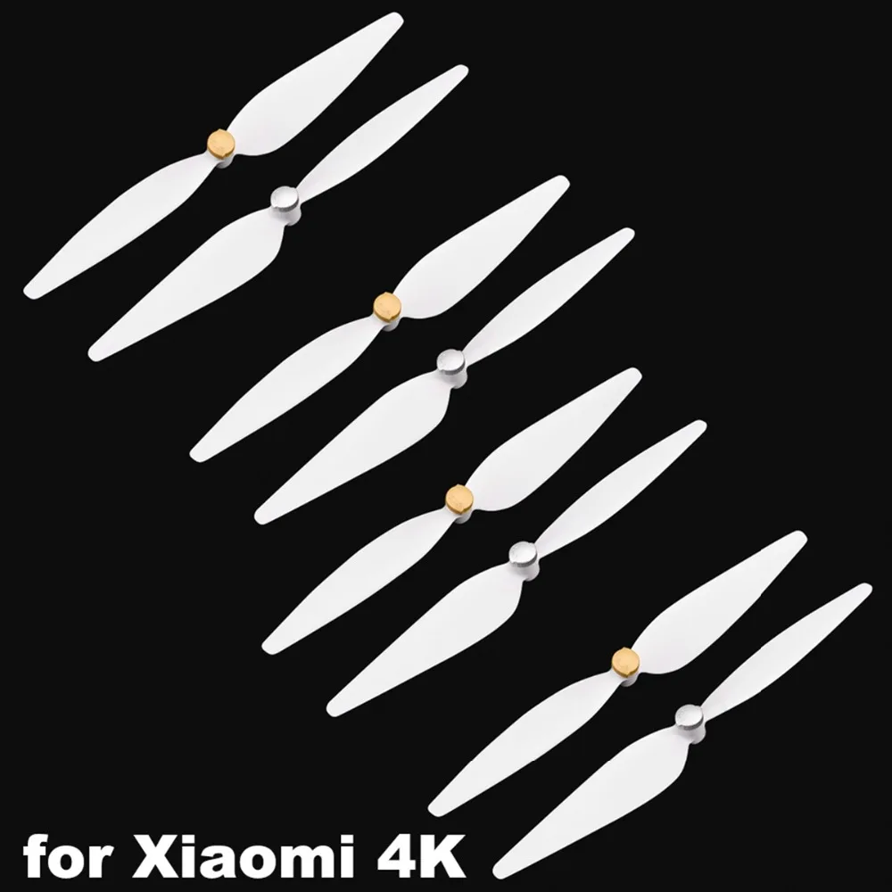 2/4 пар Пропеллер для XiaoMi 4K Drone запасные части 1046R лезвие на замену реквизит Mi Drone Quick Release Prop крылья вентиляторы аксессуары