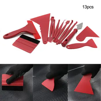 

13pcs Scraper Tools Squeegee Vinyl Wrap Film Edge-closing Tool Window Tint Glue Remover Auto Accessories whosale CSV