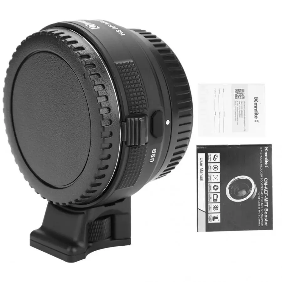 Commlite CM-EF-E HS адаптер для объектива с автофокусом стабилизация для объективов Canon EF/EF-S подходит для камер sony E Mount