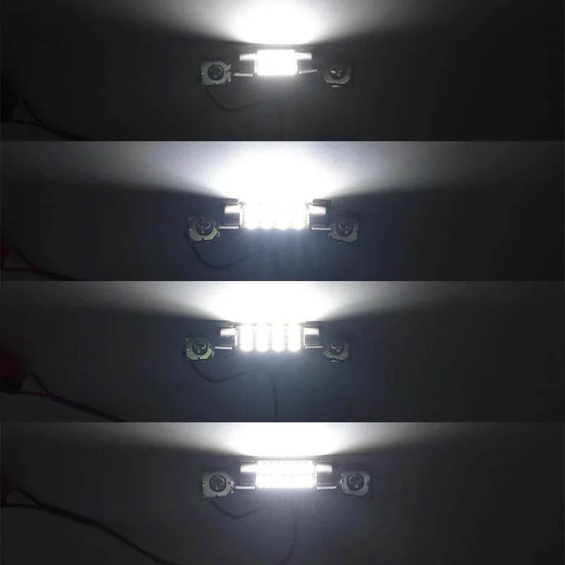 100X C5W Led 4014 16 SMD 16 светодиодов Внутренние огни 31 мм 36 мм 39 мм 41 мм гирлянда купольные лампы для чтения света смешанный размер