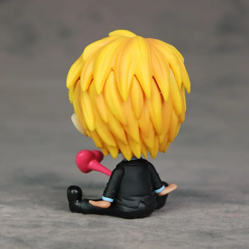 One Piece/Sea King GK Color Sanji Smoking Xiangjishi GK Wretched Sitting Sanji Garage Kit Model Boxed