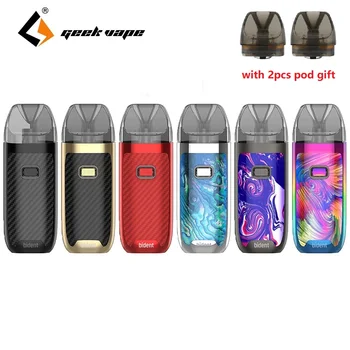 

Free 2pcs Pod Gift GeekVape Bident Pod Kit 950mah & 3.5ml E-cig Dual Coil Pod System MTL/DTL Vape Kit Vs Drag Nano Kit