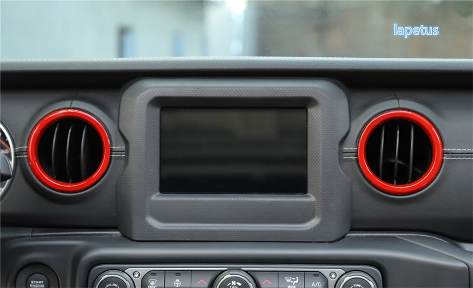 Lapetus Air Conditioner AC Vents Frame Cover Trim Dashboard Outlet Decoration 4 Pcs ABS Fit For Jeep Wrangler JL 2018 - 2020 | Автомобили