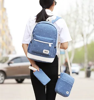 

Personality Wild Backpack Women's Backpack School Book Bags Satchel Shoulder Rucksack Canvas Travel Bag Mochila Masculina E26