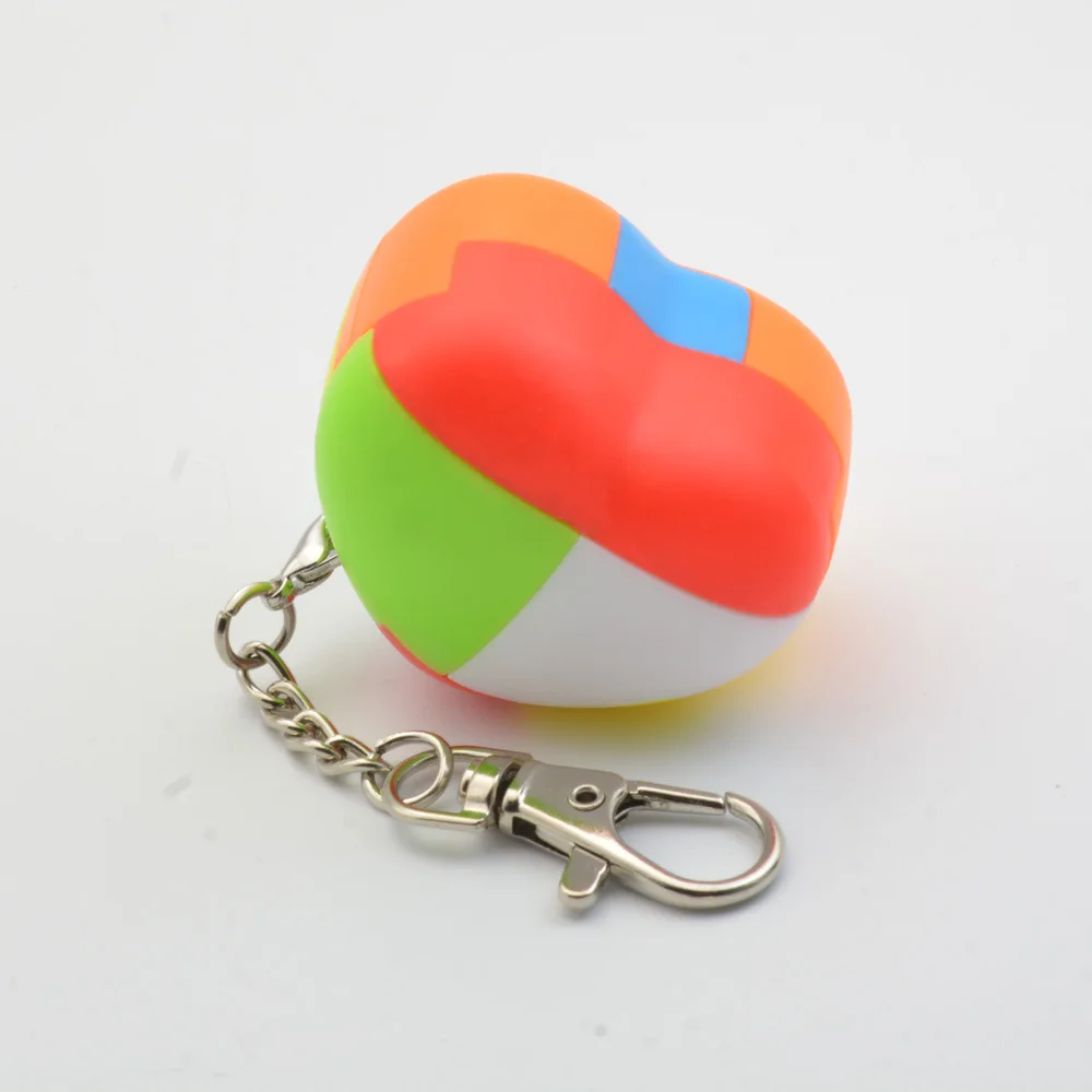 keychain cubes 9 LeFun строительные блоки брелок Мини Волшебные кубики быстро ультра-гладкие специальные формы украшения скорость головоломки кубики детские игрушки подарок - Цвет: keychain cubes 9