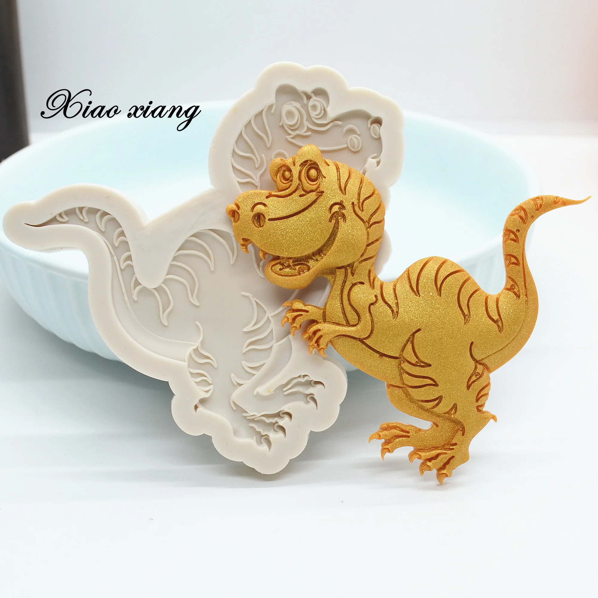 Dinosaur Shaped Silicone Mold Cake Silicone Dinosaur Fondant Mold