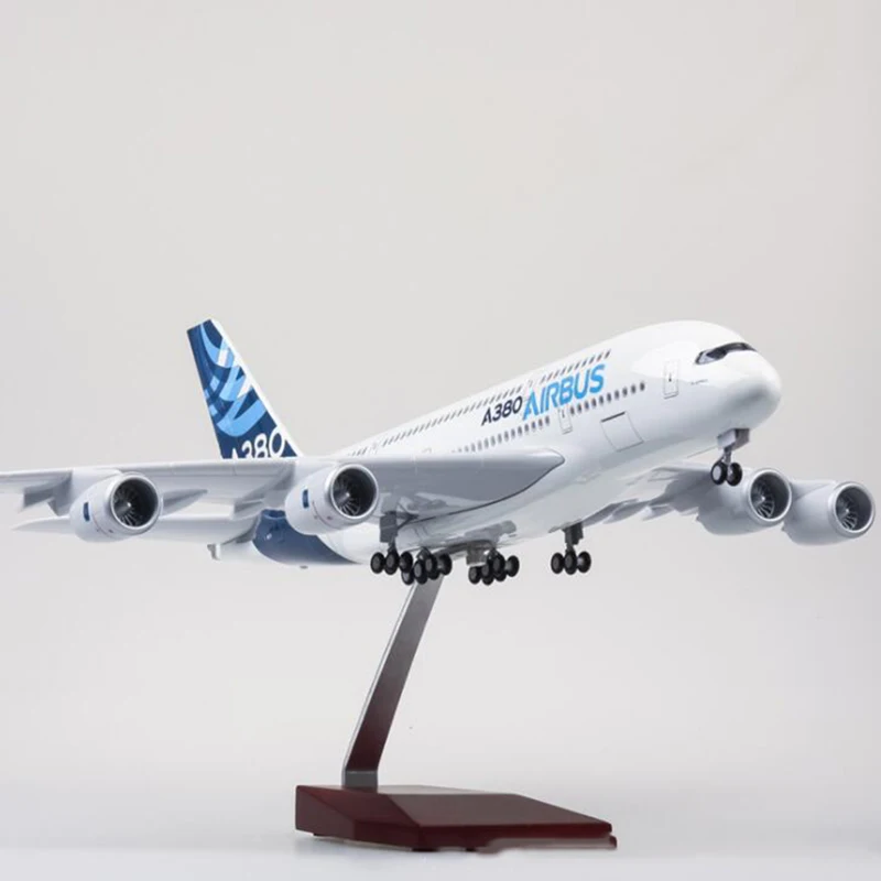 1/160 масштаб 50,5 см сплав игрушечный самолет Airbus A380 прототип авиакомпания Dreamliner W свет и колесо литья под давлением пластиковый самолет F коллекция