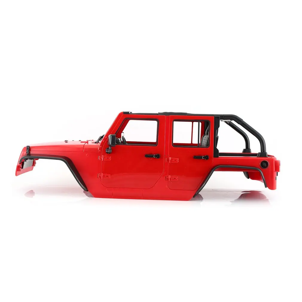 В разобранном виде 313 мм Колесная база кузова автомобиля в виде ракушки для 1/10 RC Гусеничный для Jeep Cherokee Wrangler осевой SCX10& SCX10 II 90046 90047