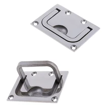 Marine Deck Hatch Flush Pull Lift Stainless Steel Locker Pull Handle Ring Door Knobs Handles Pull Ring for Boat Accessories