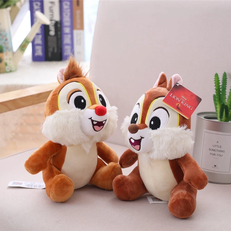 Хорошее качество милые Simba король льва плюшевые игрушки фильм мягкие чучела животные чип и Дейл игрушечная белка для детей подарки на день рождения