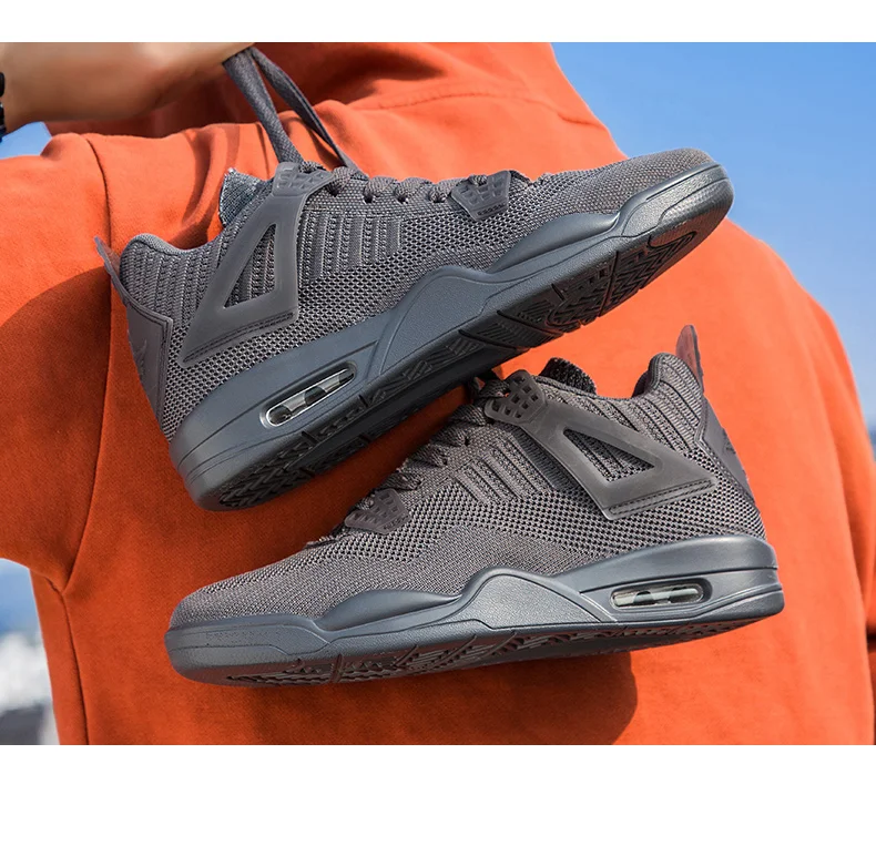 Баскетбольная обувь для мужчин и женщин с высоким берцем; спортивная обувь с воздушной подушкой; Jordan Hombre; спортивная мужская обувь; удобные дышащие Ретро кроссовки