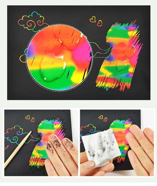 Scratch Paper Art Painting Set For Boy And Girl, Rainbow Magic Paper  Supplies Toys, Kids Age 8-12 And Up Diy Holiday Birthday Gift Party Games -  Temu