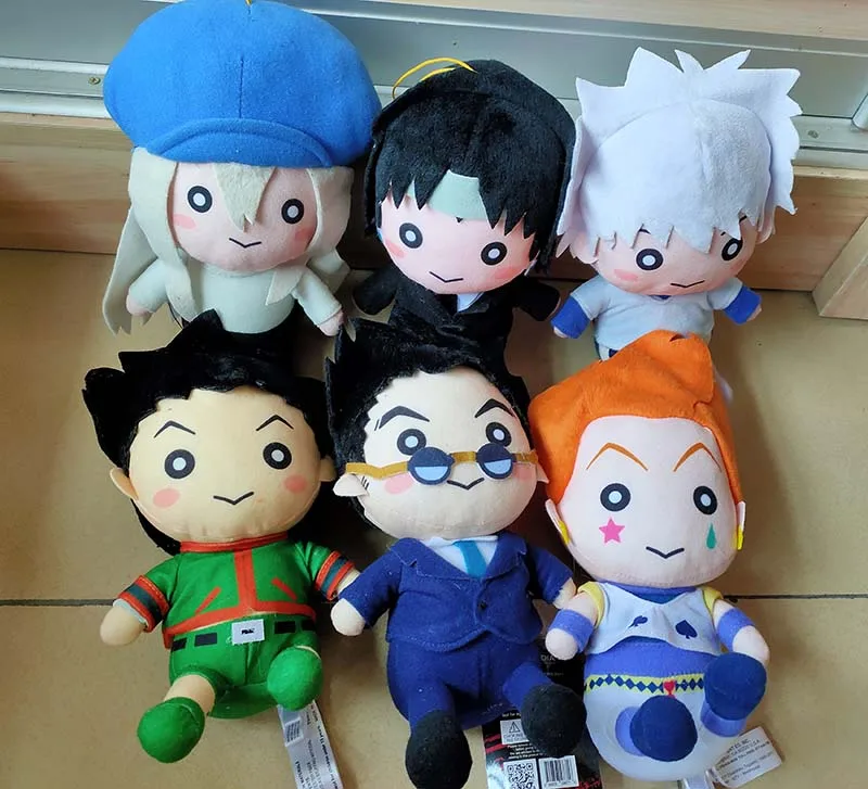 ハンターハンター ぬい 6点 ゴン キルア ヒソカ クラピカ イルミ クロロ ハンターハンター ぬい 6点 ゴン キルア ヒソカ クラピカ イ