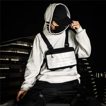 

Men chest rig hip hop streetwear chest bag Vest For Men shoulder bag Military Tactical Tactical Travel Waist bags Waist Packs