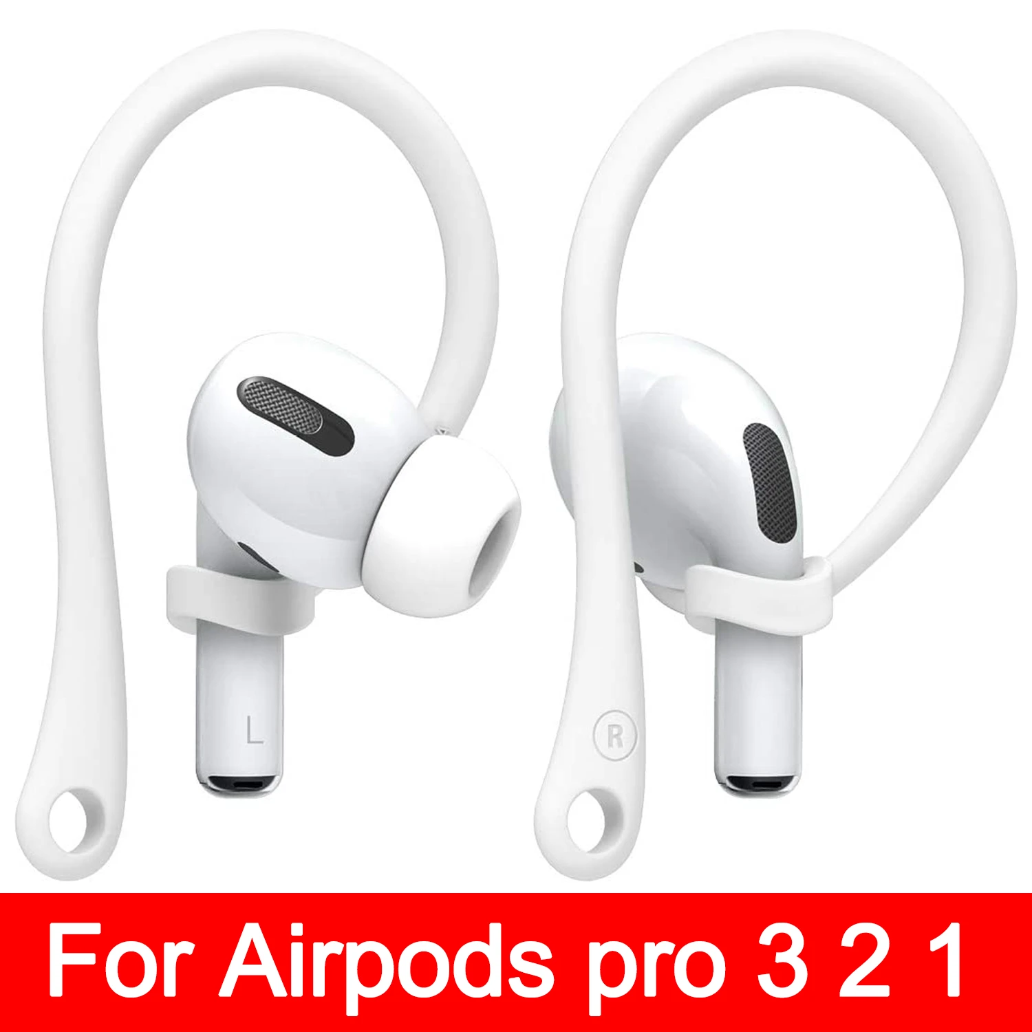 Sports Silicone Ear Hooks For Apple Airpods Pro Accessories Anti Fall Bluetooth Earphone For Airpod 2 3 Holder For Airpods 3 2 1 Earphone Accessories Aliexpress