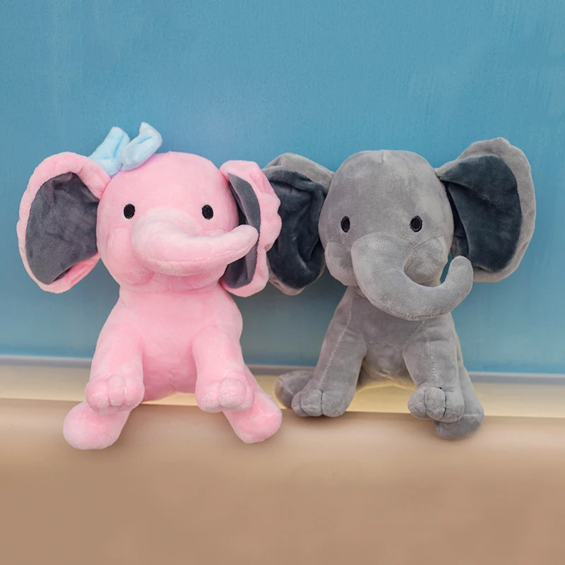 big pink stuffed elephant