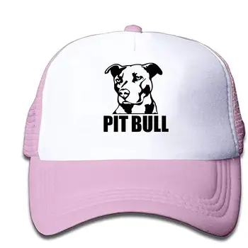 

HHNYL Mesh Cap Solemn Pitbull Trucker Hat Adjustable Back Mesh Cap for Toddler